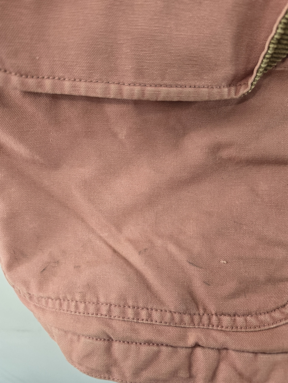 LL Bean Barn Jacket Corduroy Trim Vintage VTG 90s Y2k Chore Coat Button Front M - Picture 2 of 16